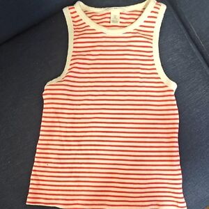Striped H&M Baby Tee Tank Top Size Medium